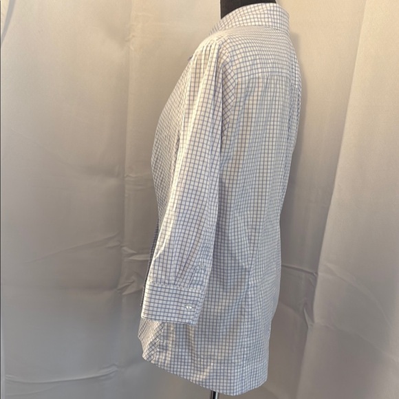 Riders by Lee Easy Care Women’s Blue and white Checkered Shirt. XL. - Picture 7 of 12